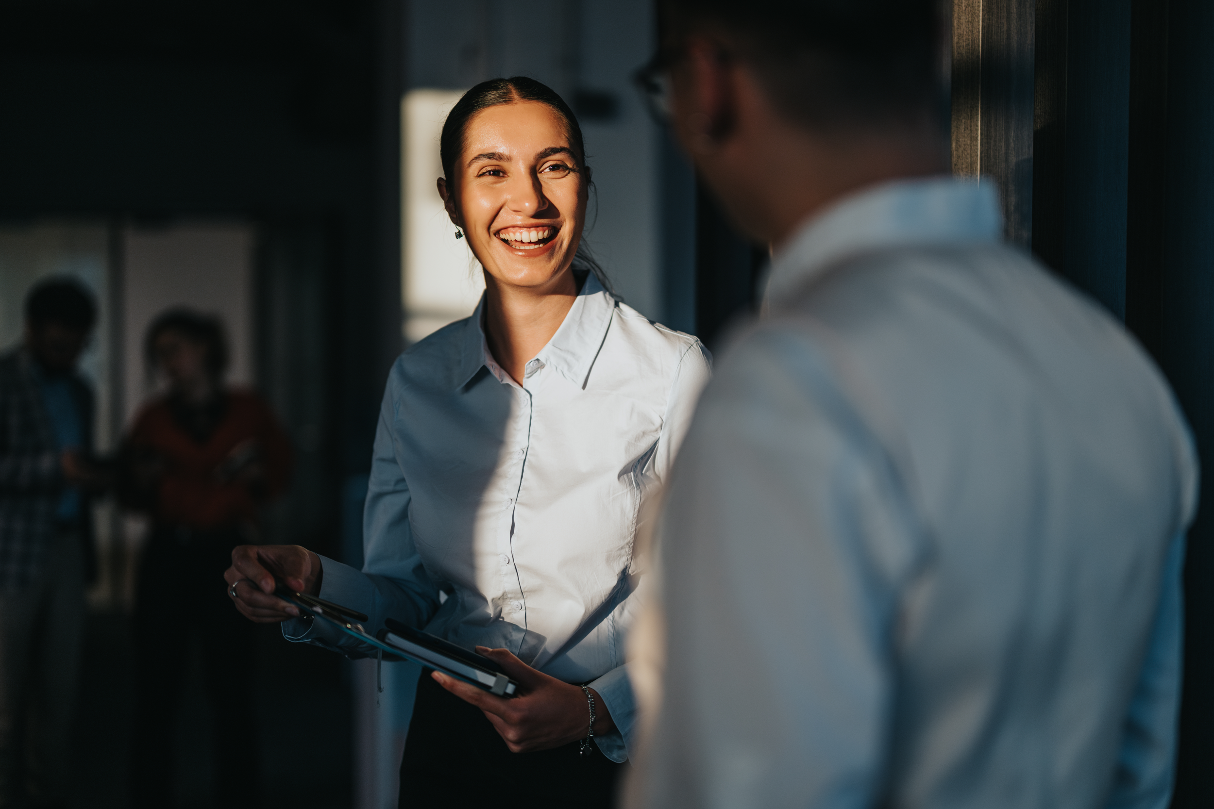 Employee smiling Employment Law | NFP Ireland