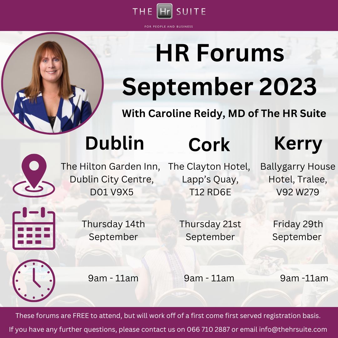 HR SUITE - UPCOMING EVENTS